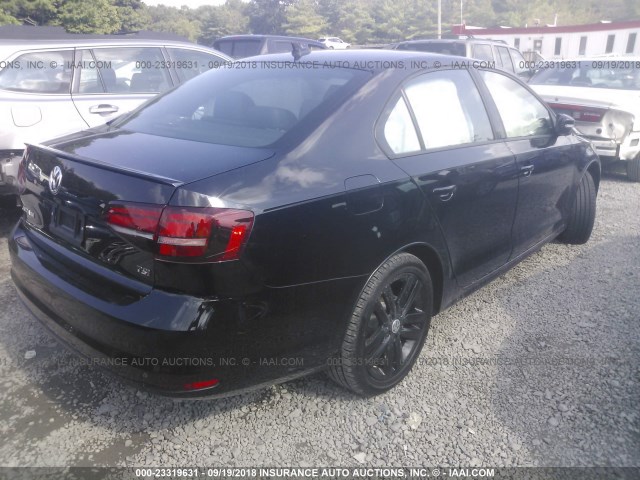 3VWD17AJ6JM219751 - 2018 VOLKSWAGEN JETTA SPORT BLACK photo 4