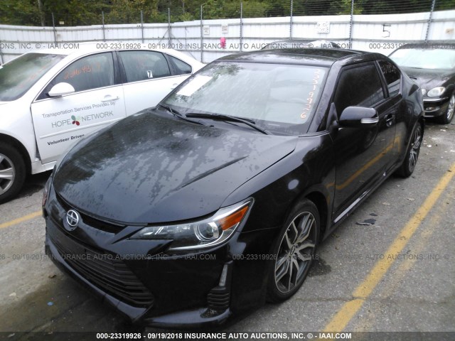 JTKJF5C76E3079018 - 2014 TOYOTA SCION TC შავი ფოტო 2