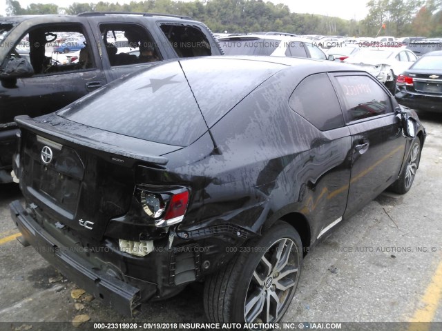 JTKJF5C76E3079018 - 2014 TOYOTA SCION TC შავი ფოტო 4