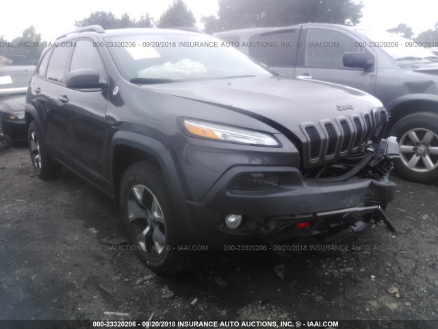1C4PJMBS4GW279641 - 2016 JEEP CHEROKEE TRAILHAWK 灰色 照片 1