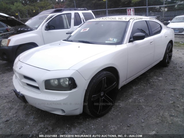 2B3KA43R17H750389 - 2007 DODGE CHARGER SE/SXT WHITE photo 2