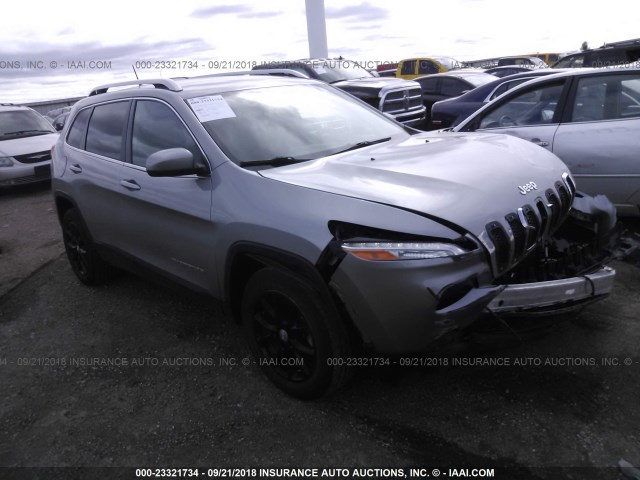 1C4PJLCS7FW537044 - 2015 JEEP CHEROKEE LATITUDE GRAY photo 1