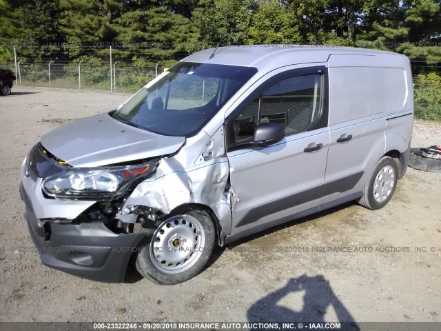 NM0LS6E74G1251301 - 2016 FORD TRANSIT CONNECT XL SILVER photo 2