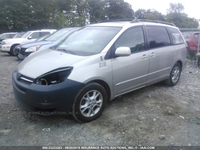 5TDZA22C65S318216 - 2005 TOYOTA SIENNA XLE/XLE LIMITED GRAY photo 2