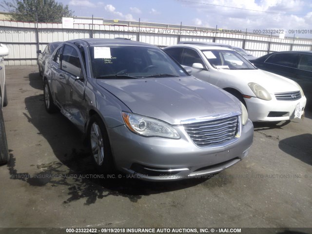 1C3CCBAB5DN698053 - 2013 CHRYSLER 200 LX SILVER photo 1