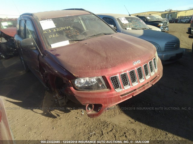 1C4NJDBB6GD797205 - 2016 JEEP COMPASS SPORT RED photo 1