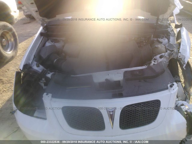 1G2AL18FX87104738 - 2008 PONTIAC G5 WHITE photo 10