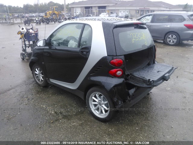 WMEEJ31X19K257476 - 2009 SMART FORTWO PURE/PASSION GRAY photo 3