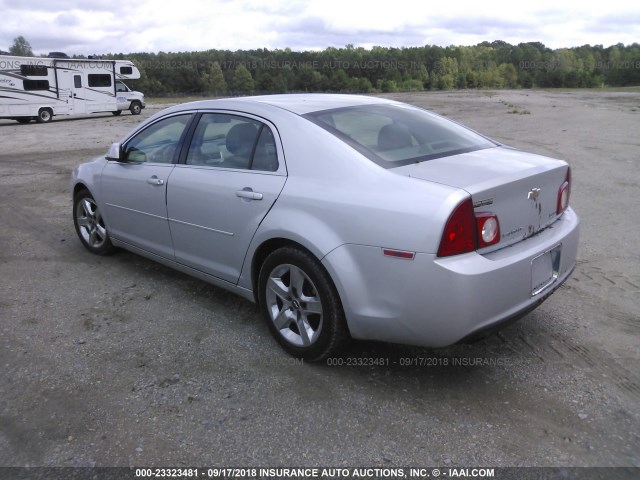 1G1ZC5E03AF190050 - 2010 CHEVROLET MALIBU 1LT ვერცხლისფერი ფოტო 3