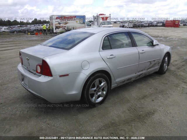 1G1ZC5E03AF190050 - 2010 CHEVROLET MALIBU 1LT ვერცხლისფერი ფოტო 4