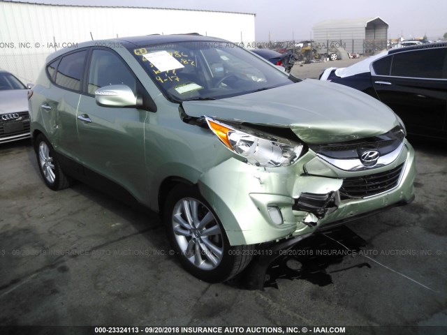 KM8JU3AC1BU198338 - 2011 HYUNDAI TUCSON GLS/LIMITED 绿色 照片 1