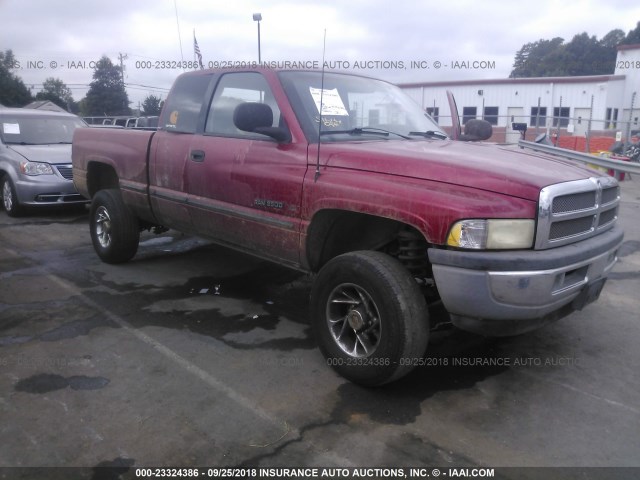 1B7KF23W9WJ132860 - 1998 DODGE RAM 2500 RED photo 1