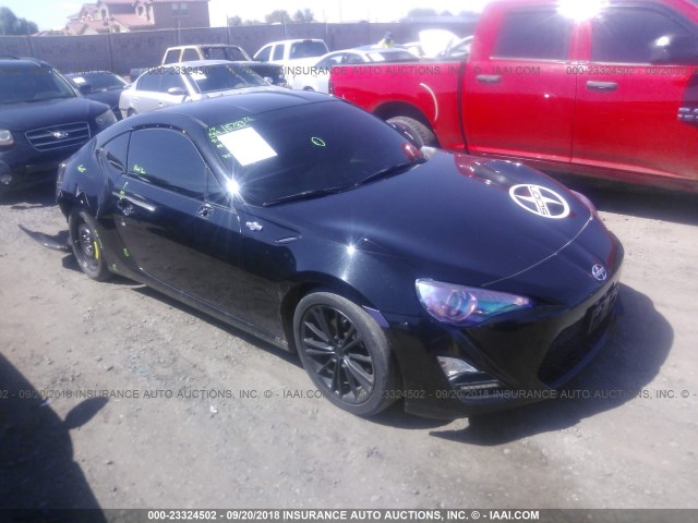 JF1ZNAA13E8708134 - 2014 TOYOTA SCION FR-S BLACK photo 1