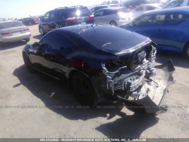 JF1ZNAA13E8708134 - 2014 TOYOTA SCION FR-S BLACK photo 3