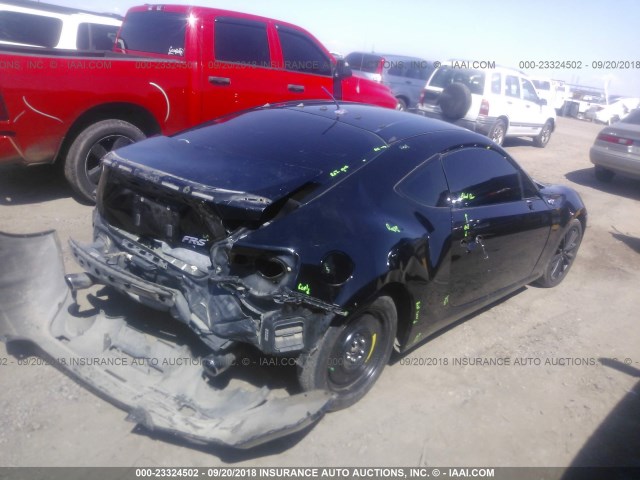 JF1ZNAA13E8708134 - 2014 TOYOTA SCION FR-S BLACK photo 4