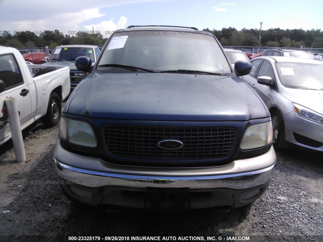 1FMPU18L6YLB06644 - 2000 FORD EXPEDITION EDDIE BAUER BLUE photo 6