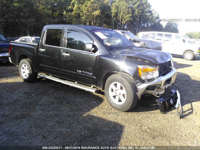 1N6BA0ED6EN518283 - 2014 NISSAN TITAN S/SV/SL/PRO-4X BLACK photo 1