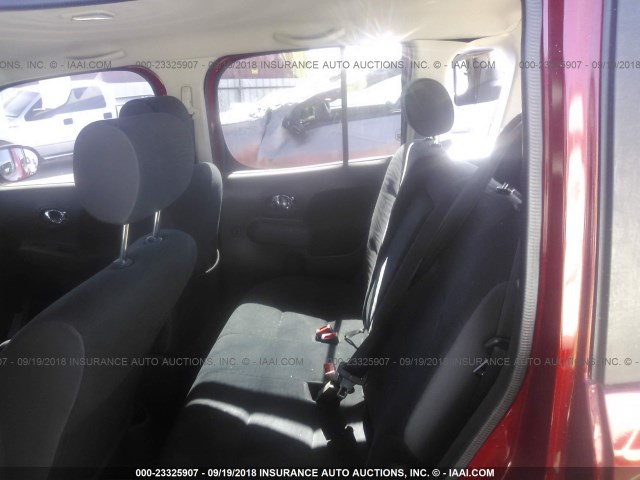 JN8AZ2KR2DT302190 - 2013 NISSAN CUBE S/SL RED photo 8