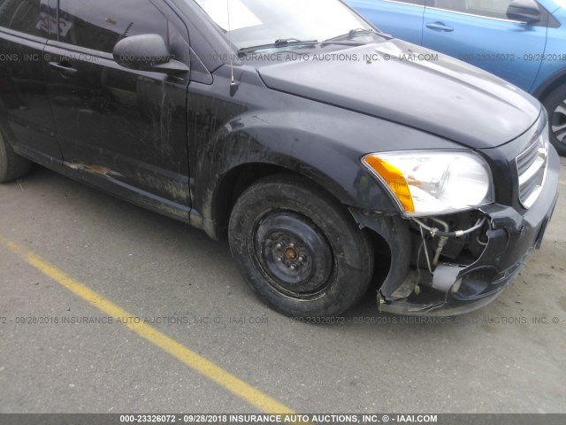 1B3CB3HA4BD123710 - 2011 DODGE CALIBER MAINSTREET BLACK photo 6