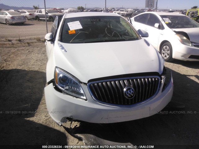 1G4PP5SK9G4121436 - 2016 BUICK VERANO WHITE photo 6