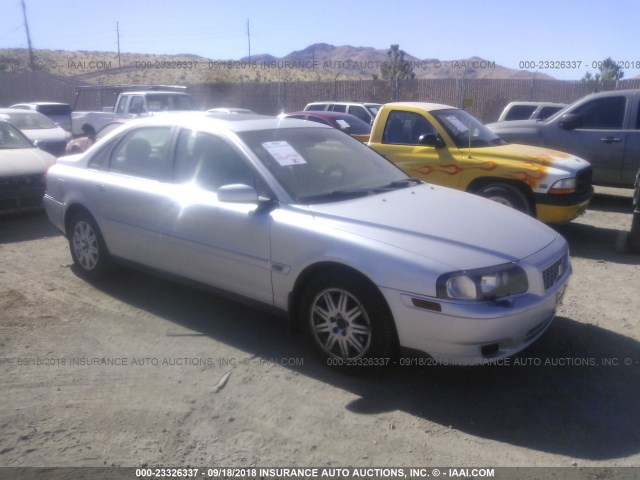 YV1TH59H041360780 - 2004 VOLVO S80 2.5T SILVER photo 1