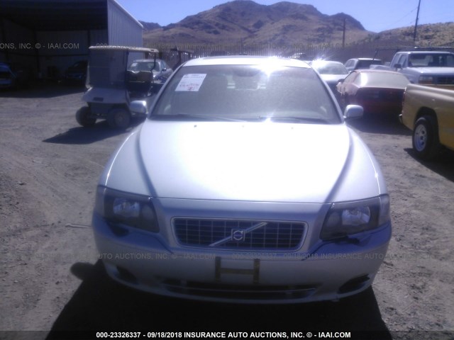 YV1TH59H041360780 - 2004 VOLVO S80 2.5T SILVER photo 6