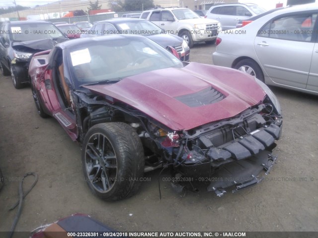 1G1YE2D75E5125179 - 2014 CHEVROLET CORVETTE STINGRAY/3LT RED photo 1