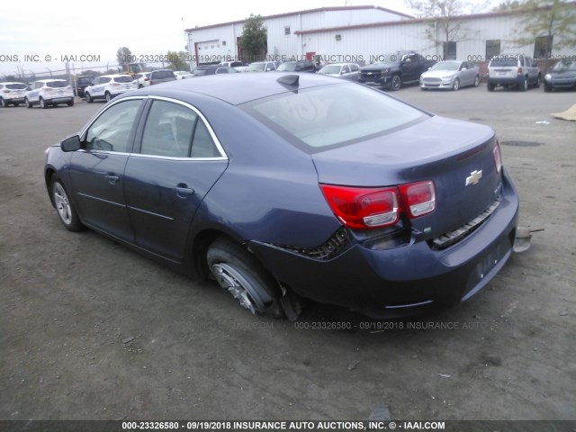 1G11B5SL3FF203904 - 2015 CHEVROLET MALIBU LS 蓝色 照片 3