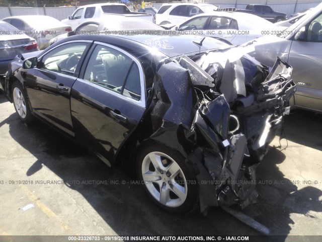 1G1ZB5E14BF226776 - 2011 CHEVROLET MALIBU LS 黑色 照片 3