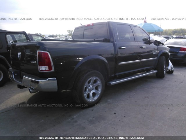 1C6RR7NT3FS573410 - 2015 RAM 1500 LARAMIE BLACK photo 4