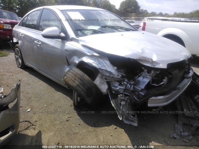 1G1PE5SB2F7174415 - 2015 CHEVROLET CRUZE LT SILVER photo 6