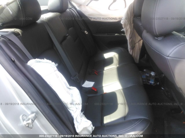 1G1PE5SB2F7174415 - 2015 CHEVROLET CRUZE LT SILVER photo 8