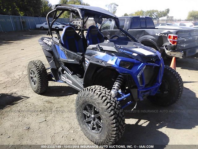 3NSVEL929JF401108 - 2018 POLARIS RZR XP TURBO S BLUE photo 1