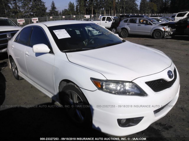 4T1BF3EK4AU516774 - 2010 TOYOTA CAMRY SE/LE/XLE WHITE photo 1