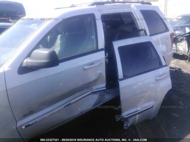 1J4GS48K06C345522 - 2006 JEEP GRAND CHEROKEE LAREDO/COLUMBIA/FREEDOM 银色 照片 6