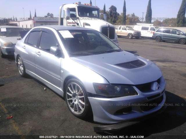 JA3AH86D45U054177 - 2005 MITSUBISHI LANCER EVOLUTION SILVER photo 1