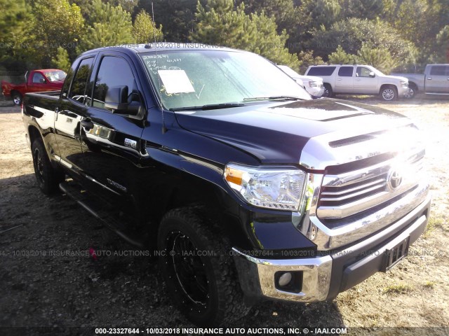 5TFUW5F1XGX491322 - 2016 TOYOTA TUNDRA DOUBLE CAB SR/SR5 BLACK photo 1