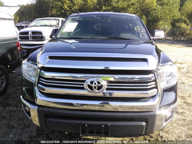 5TFUW5F1XGX491322 - 2016 TOYOTA TUNDRA DOUBLE CAB SR/SR5 BLACK photo 6
