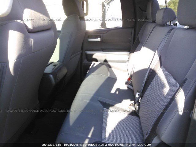 5TFUW5F1XGX491322 - 2016 TOYOTA TUNDRA DOUBLE CAB SR/SR5 BLACK photo 8