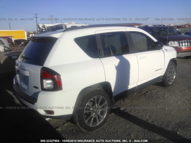 1C4NJCBA7GD706251 - 2016 JEEP COMPASS SPORT WHITE photo 4