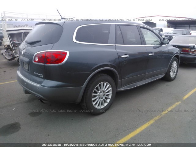 5GAKVBED2BJ209000 - 2011 BUICK ENCLAVE CXL GRAY photo 4