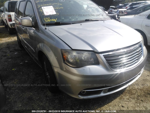 2C4RC1HG9ER232258 - 2014 CHRYSLER TOWN & COUNTRY S SILVER photo 1