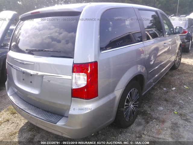 2C4RC1HG9ER232258 - 2014 CHRYSLER TOWN & COUNTRY S SILVER photo 4