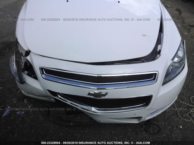 1G1ZC5E06CF188537 - 2012 CHEVROLET MALIBU 1LT WHITE photo 10