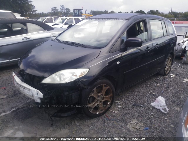 JM1CR293590346246 - 2009 MAZDA 5 BLACK photo 2