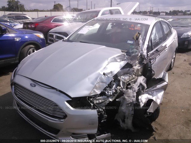 3FA6P0G79GR382084 - 2016 FORD FUSION S SILVER photo 2