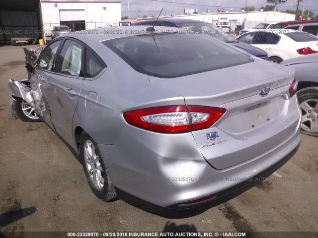 3FA6P0G79GR382084 - 2016 FORD FUSION S SILVER photo 3