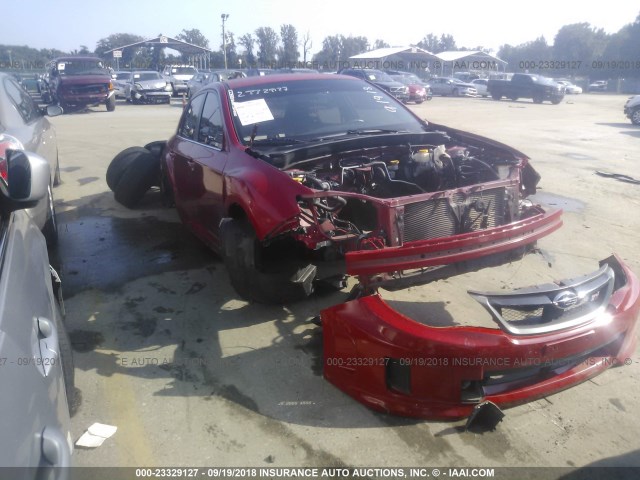 JF1GV8J66BL521653 - 2011 SUBARU IMPREZA WRX STI RED photo 1