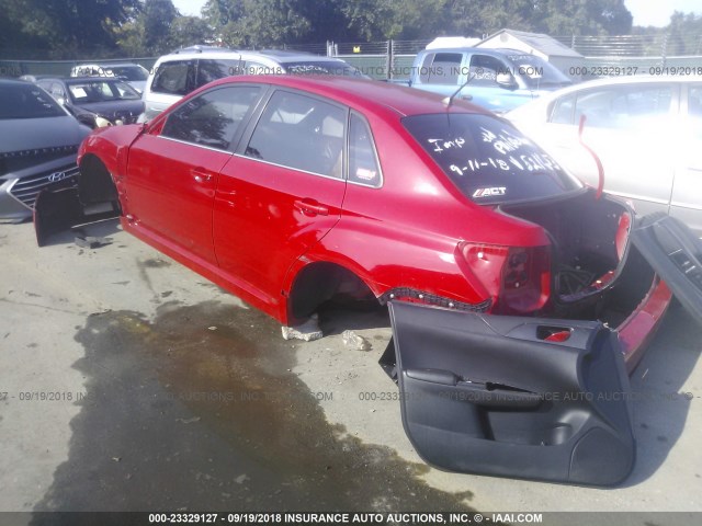 JF1GV8J66BL521653 - 2011 SUBARU IMPREZA WRX STI RED photo 3