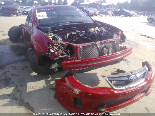 JF1GV8J66BL521653 - 2011 SUBARU IMPREZA WRX STI RED photo 6